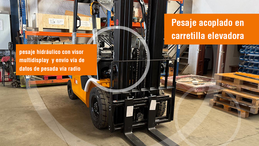 DINAKSA - pesaje acoplado en carretilla elevadora cabecera