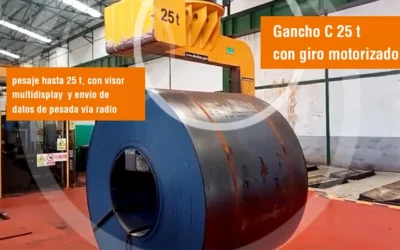 Últimas Noticias 1 Gancho C motorizado con pesaje de 25 t: más de 8 años de fiabilidad